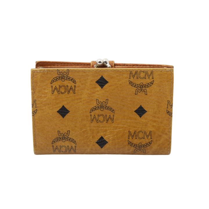 Brown Visetos Compact Wallet
