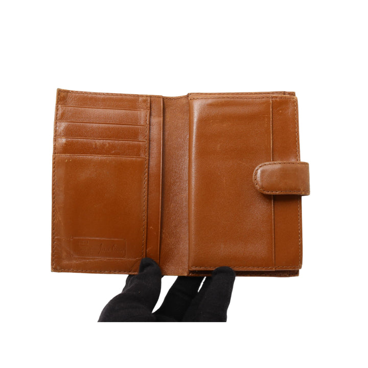 Brown Visetos Compact Wallet