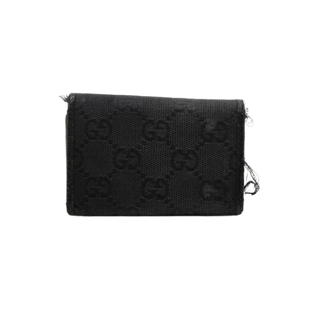 Black GG Canvas Key Case (6)