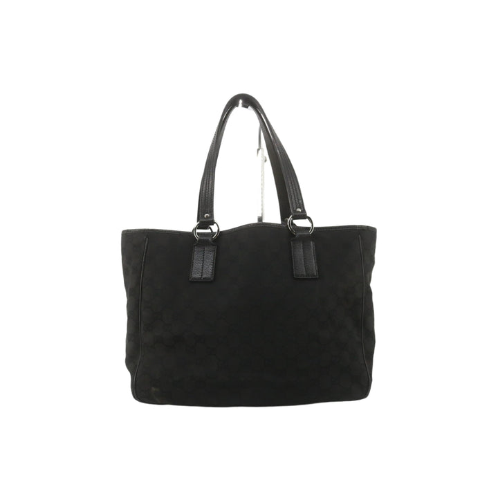 Black GG Canvas Tote Bag