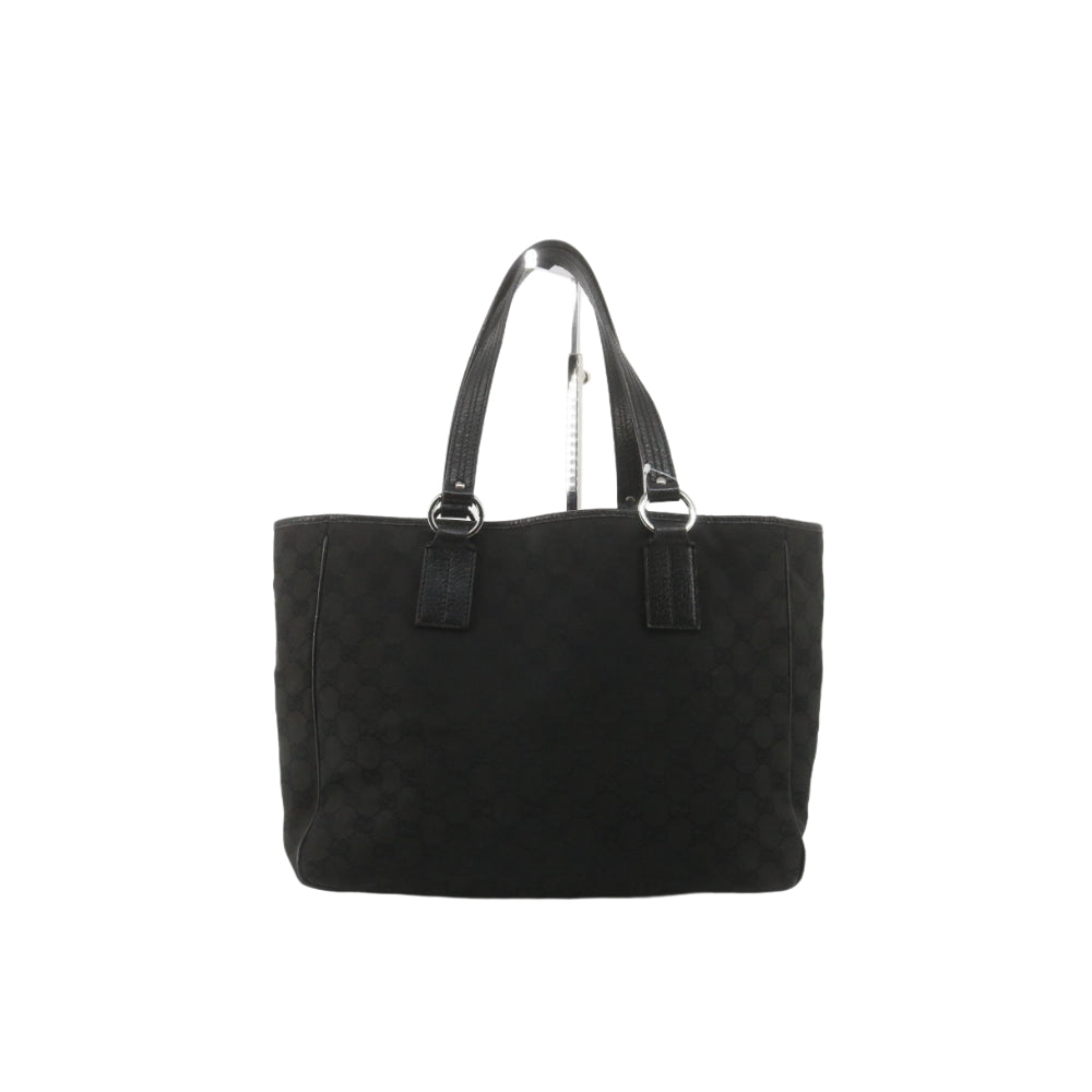 Black GG Canvas Tote Bag