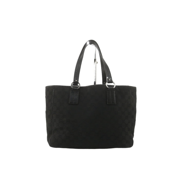 Black GG Canvas Tote Bag