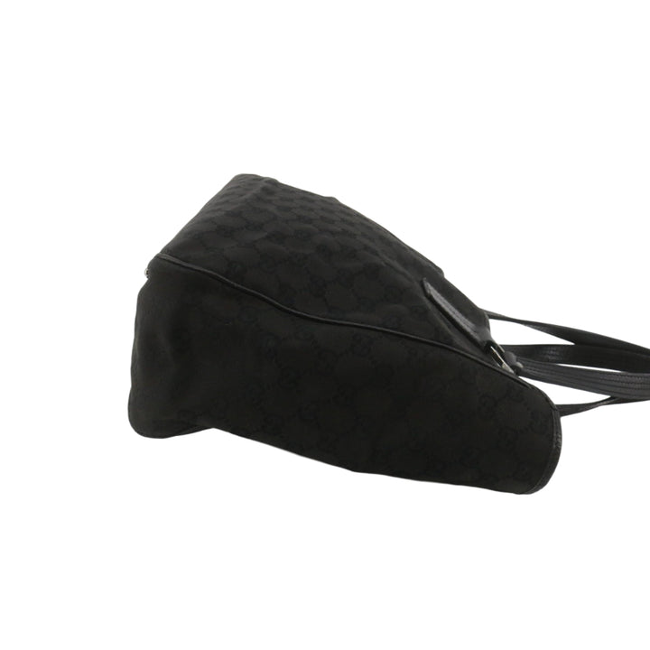 Black GG Canvas Tote Bag