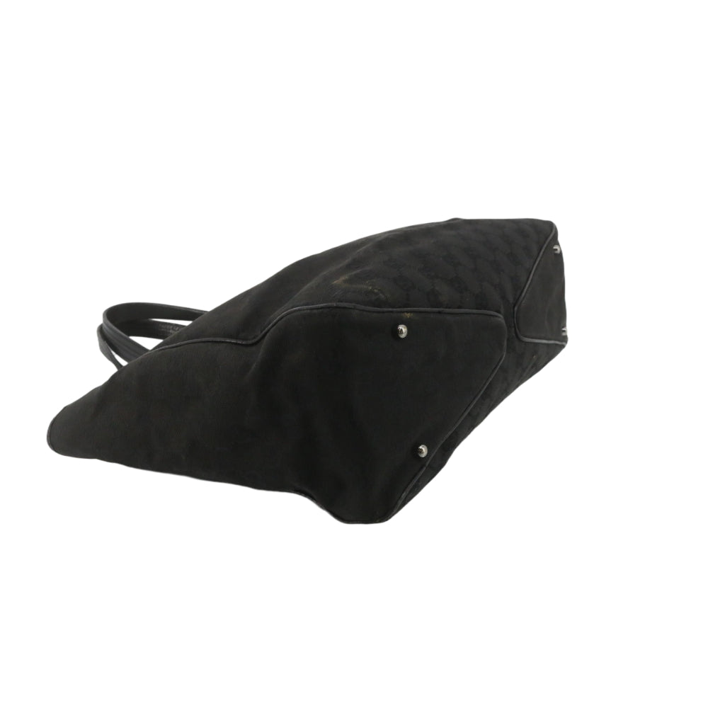 Black GG Canvas Tote Bag