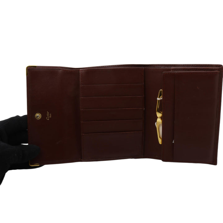 Bordeaux Tri-Fold Wallet