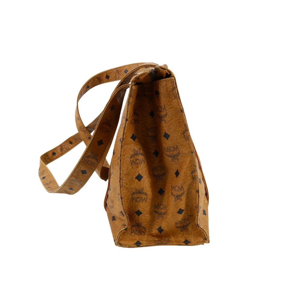Brown Visetos Shoulder Bag