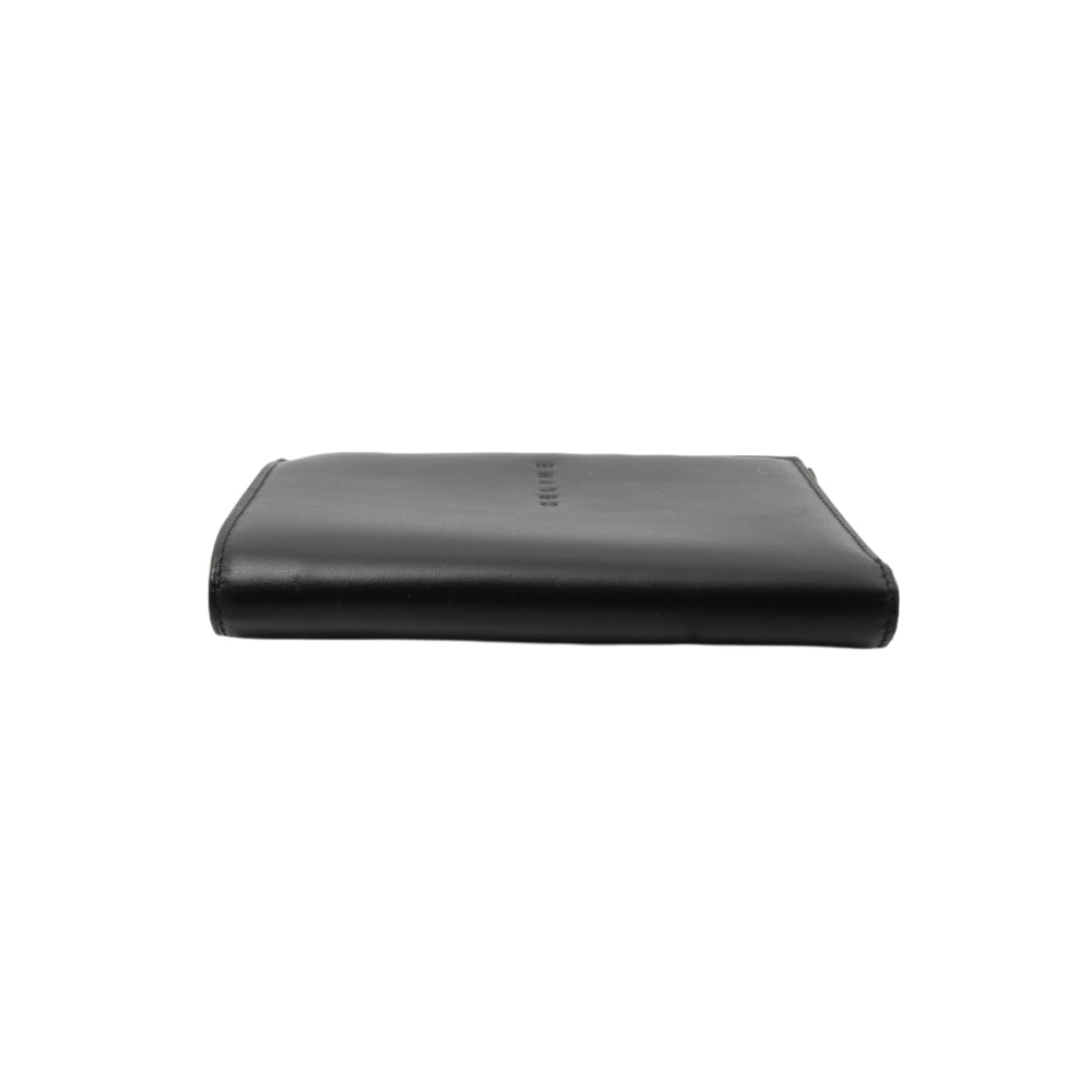 Black Macadam Compact Wallet