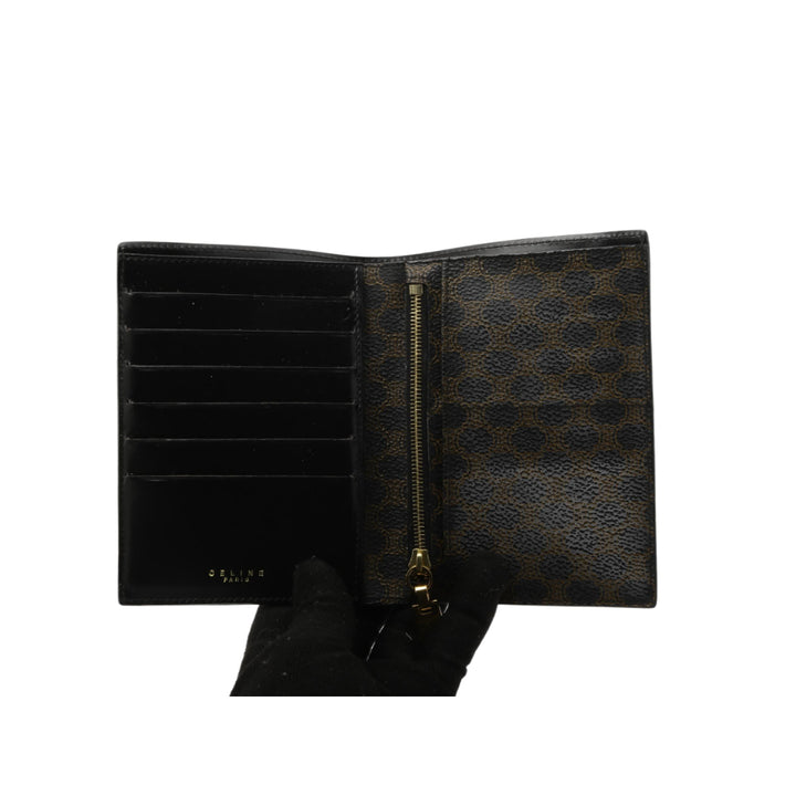 Black Macadam Compact Wallet