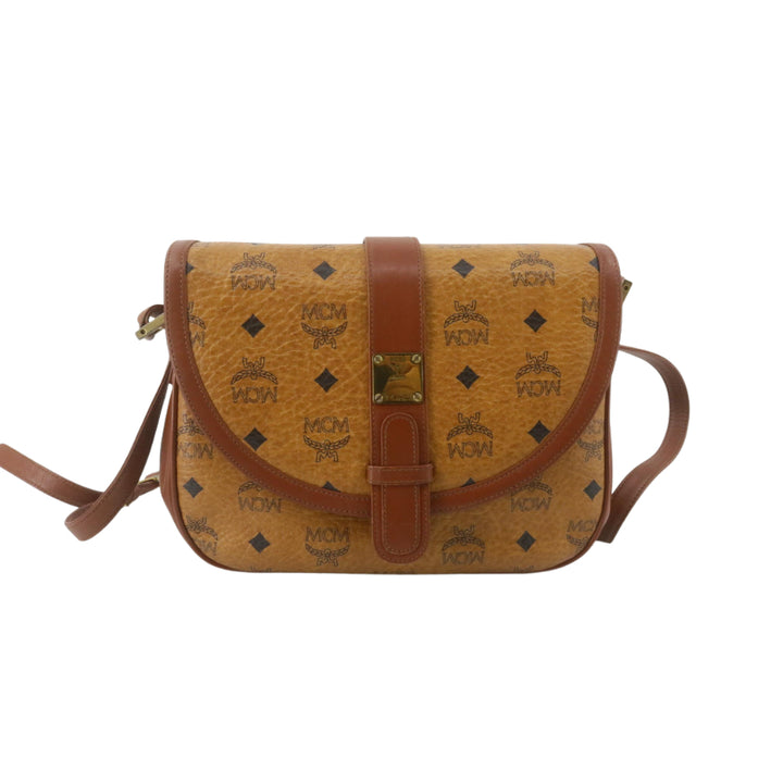 Brown Visetos Shoulder Bag