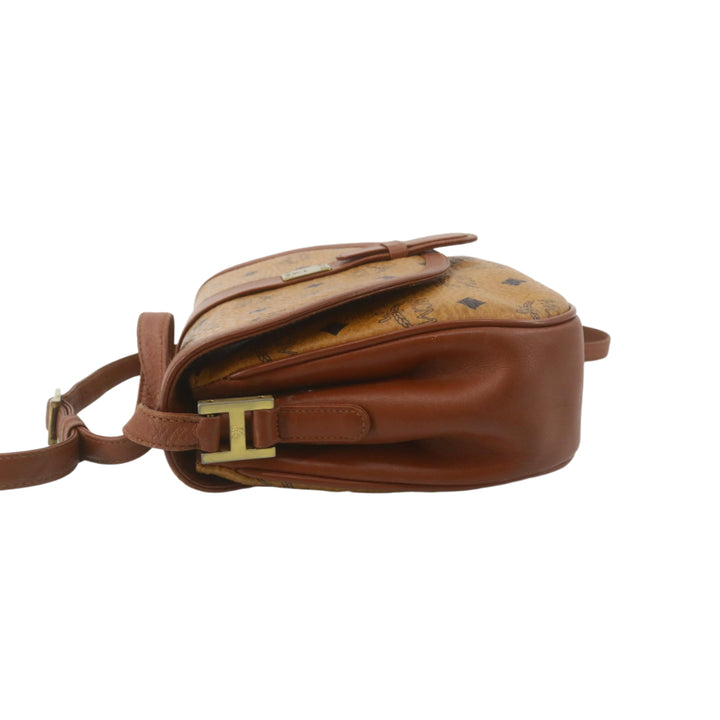 Brown Visetos Shoulder Bag