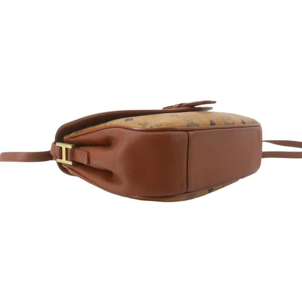 Brown Visetos Shoulder Bag
