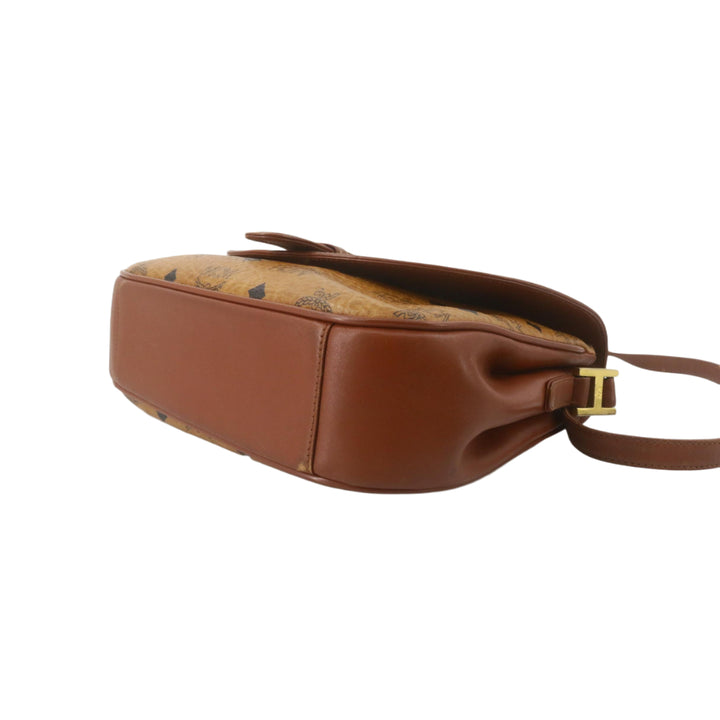 Brown Visetos Shoulder Bag
