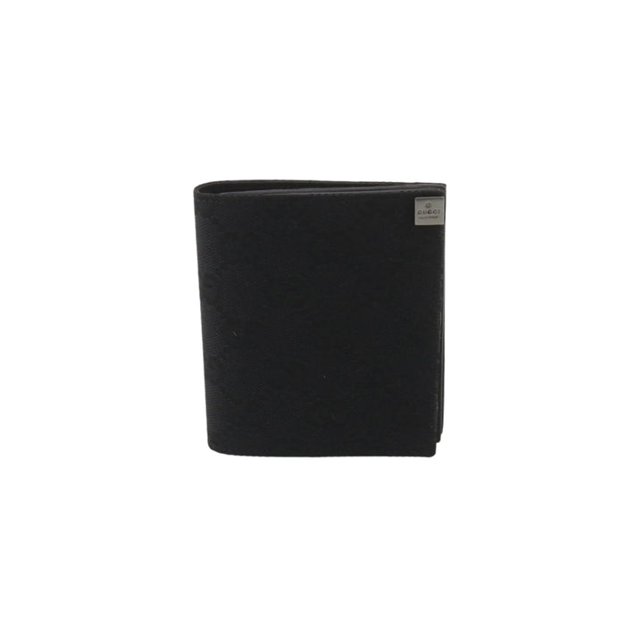 Black GG Canvas Card Case