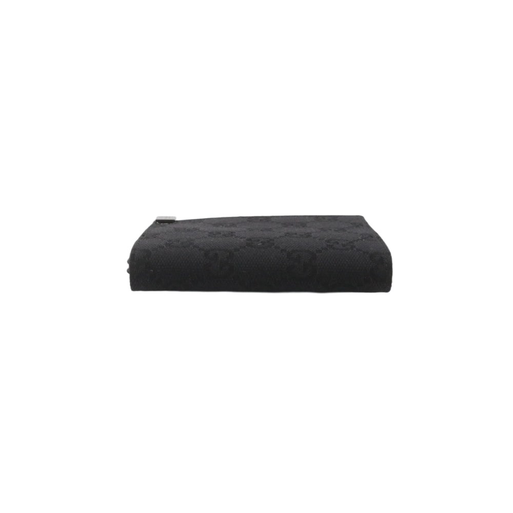 Black GG Canvas Card Case