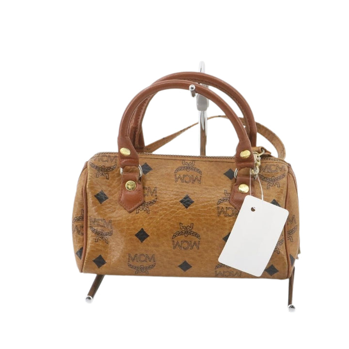 Brown Visetos 2 Way Handbag