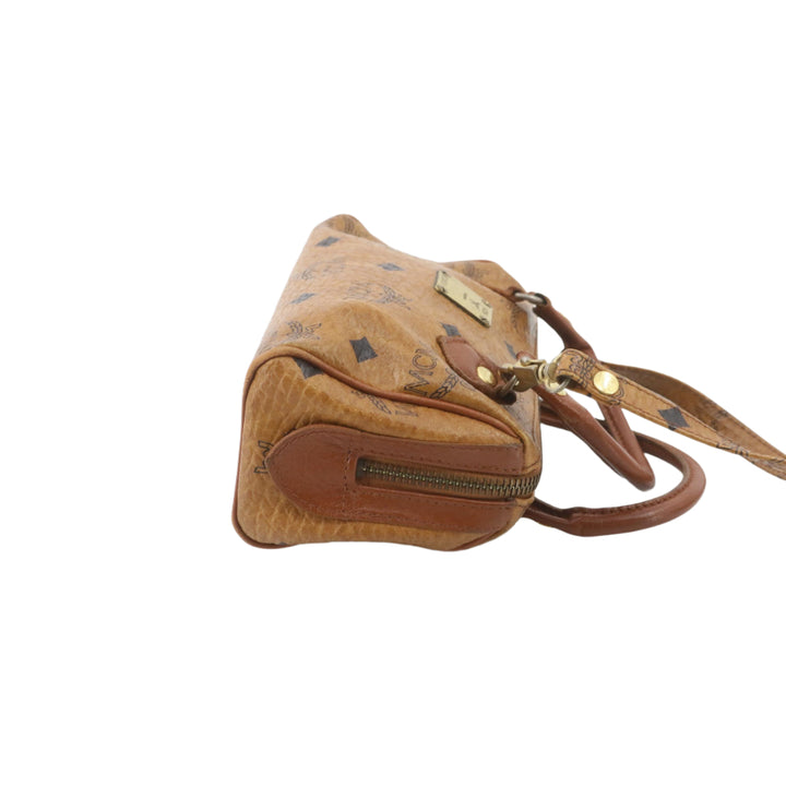 Brown Visetos 2 Way Handbag