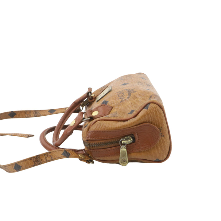 Brown Visetos 2 Way Handbag