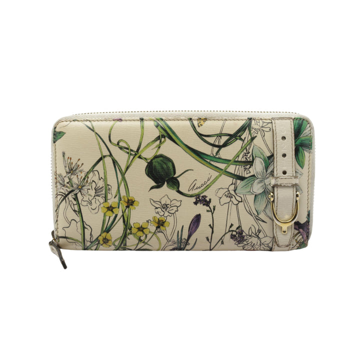 White Zippy Wallet