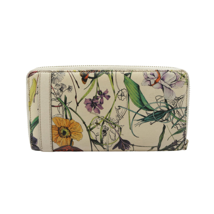 White Zippy Wallet