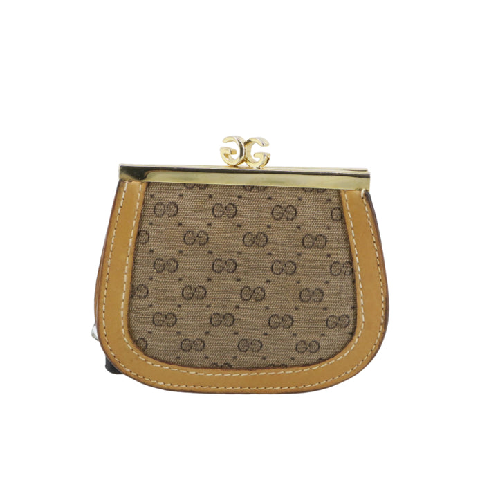 Beige Micro GG Coin Case