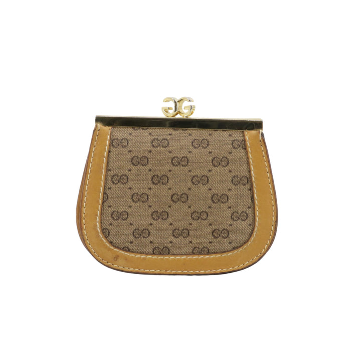 Beige Micro GG Coin Case
