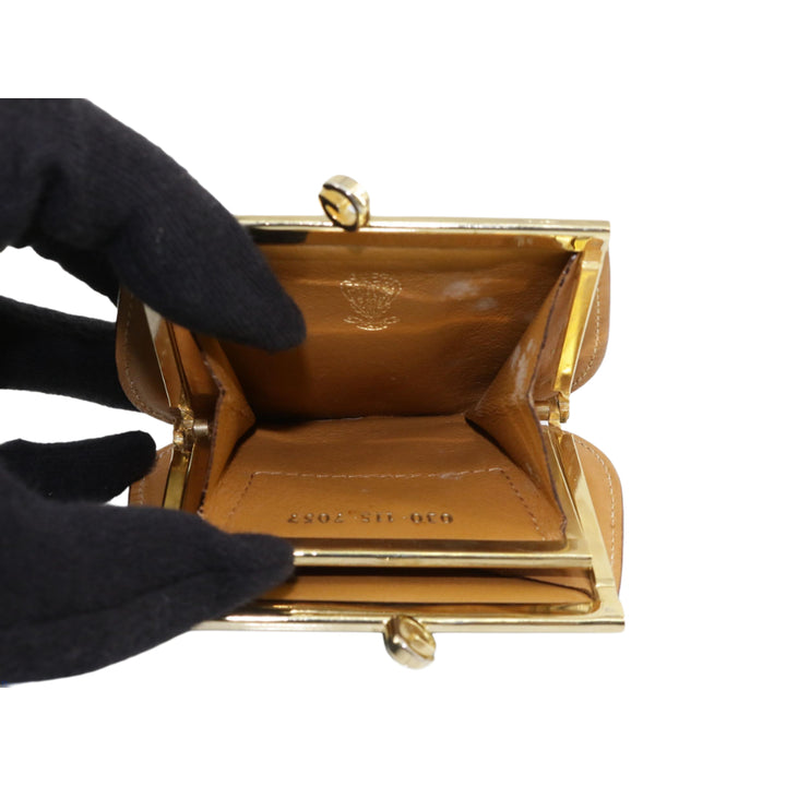 Beige Micro GG Coin Case