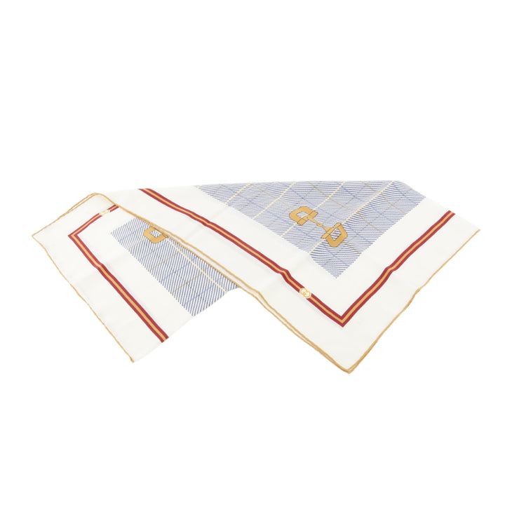 White Silk Scarf