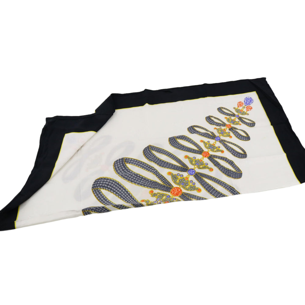 Black Silk Scarf