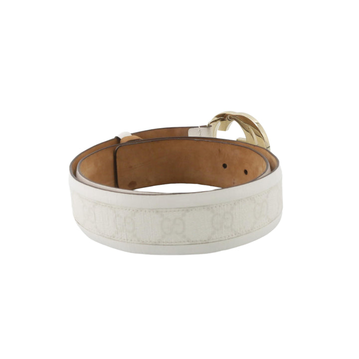 White GG Supreme Belt