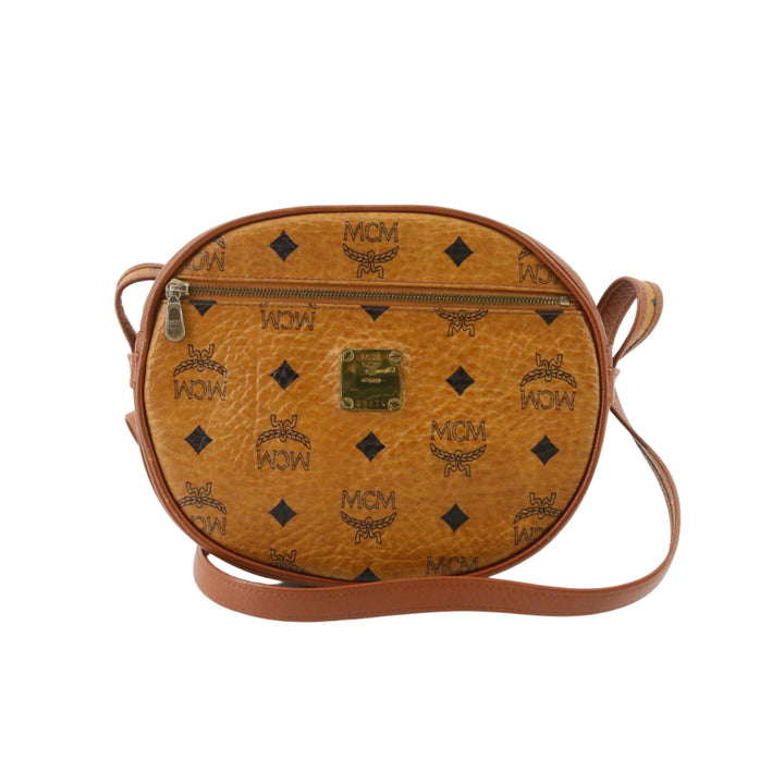 Brown Visetos Shoulder Bag