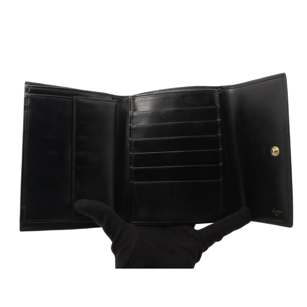 Black Tri-Fold Wallet