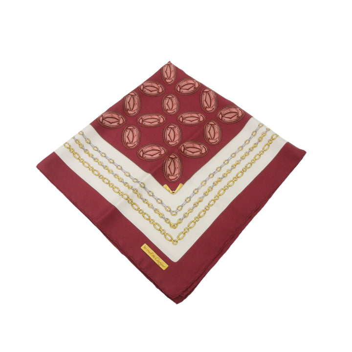 Bordeaux Silk Scarf