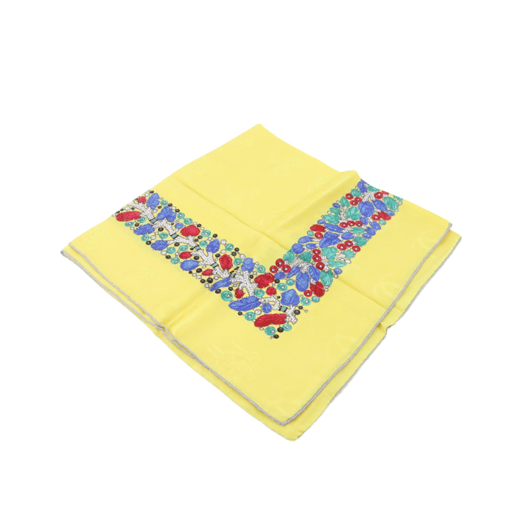 Yellow Silk Scarf