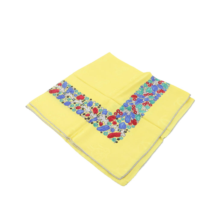 Yellow Silk Scarf