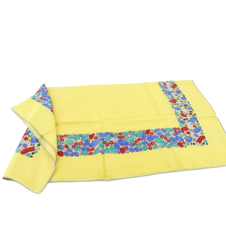 Yellow Silk Scarf
