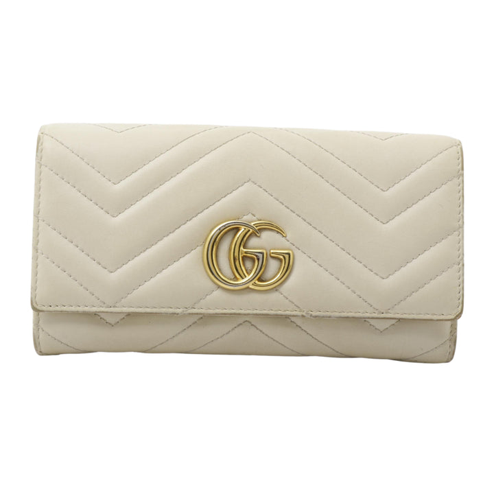 Beige Marmont Long Wallet