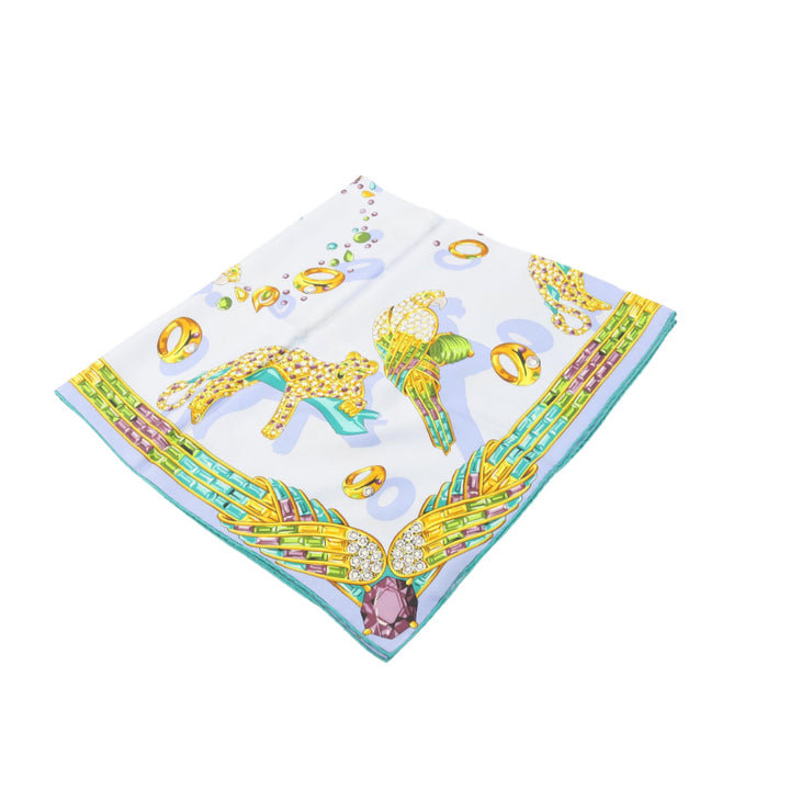 Blue Silk Scarf