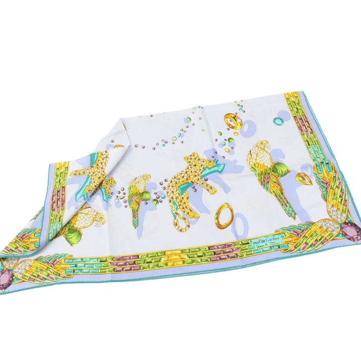 Blue Silk Scarf
