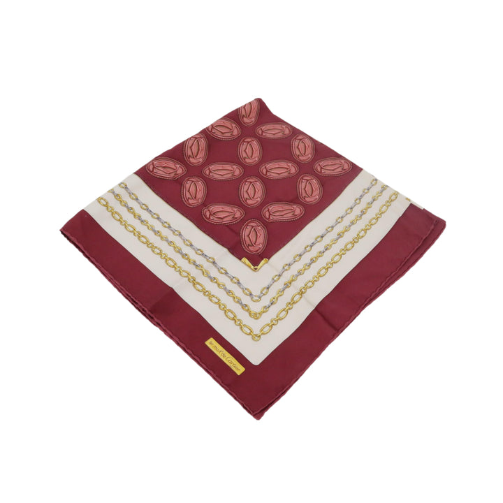Bordeaux Silk Scarf
