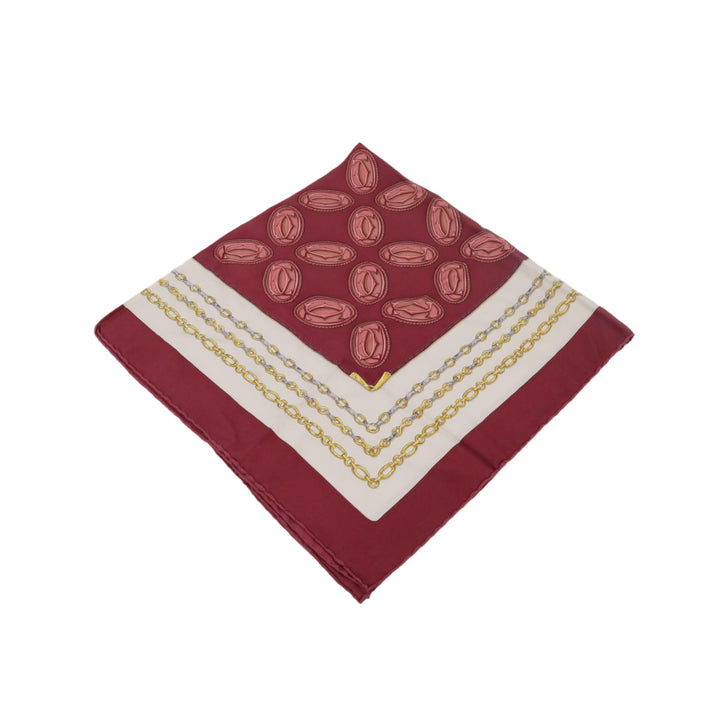 Bordeaux Silk Scarf