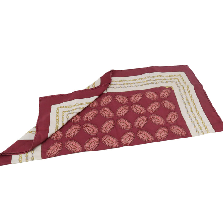 Bordeaux Silk Scarf