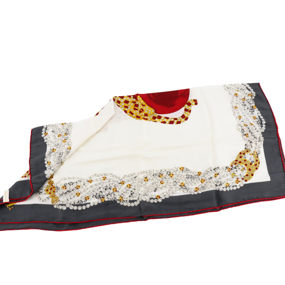 Black Silk Scarf