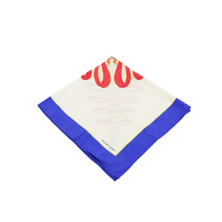 Blue Silk Scarf