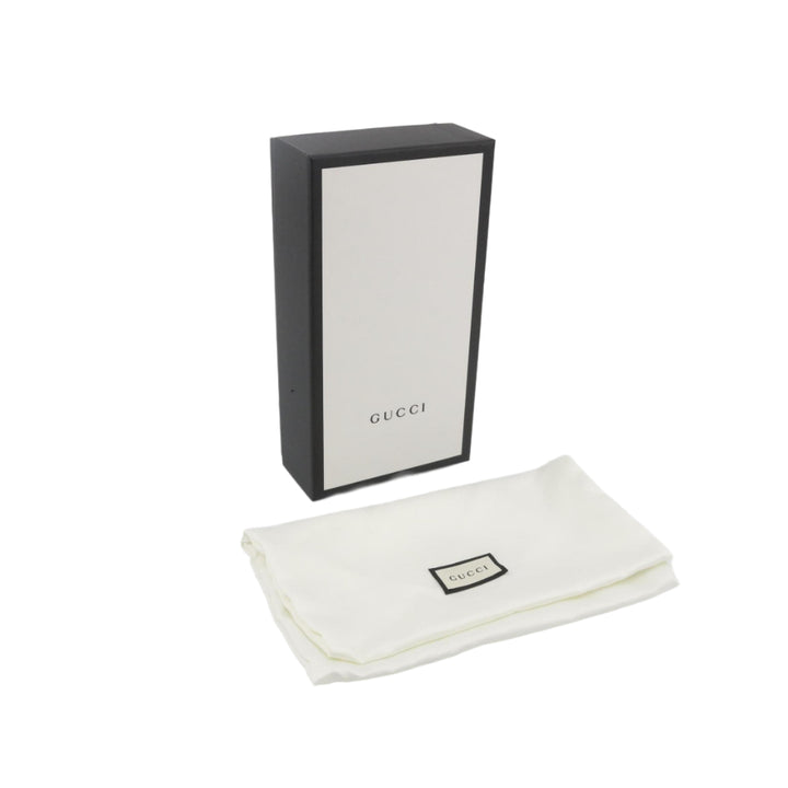 Black Double GG Zippy Wallet