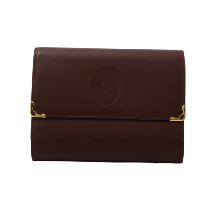 Bordeaux Tri-Fold Wallet