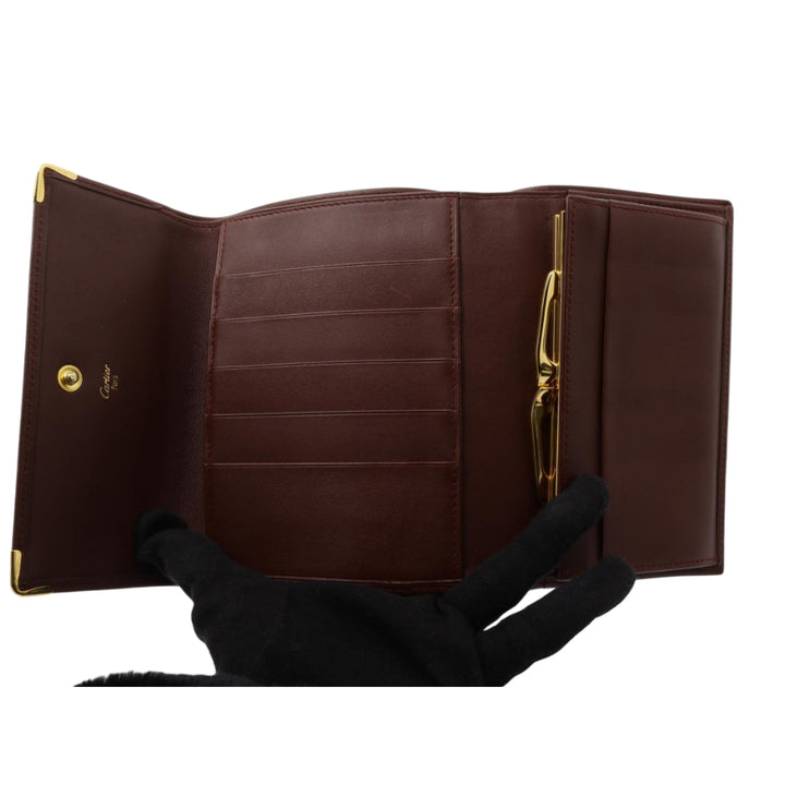 Bordeaux Tri-Fold Wallet