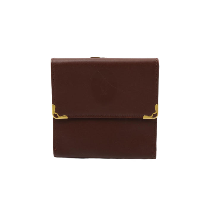 Bordeaux Tri-Fold Wallet