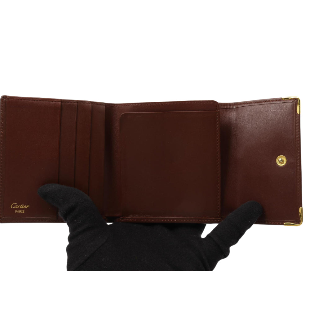 Bordeaux Tri-Fold Wallet