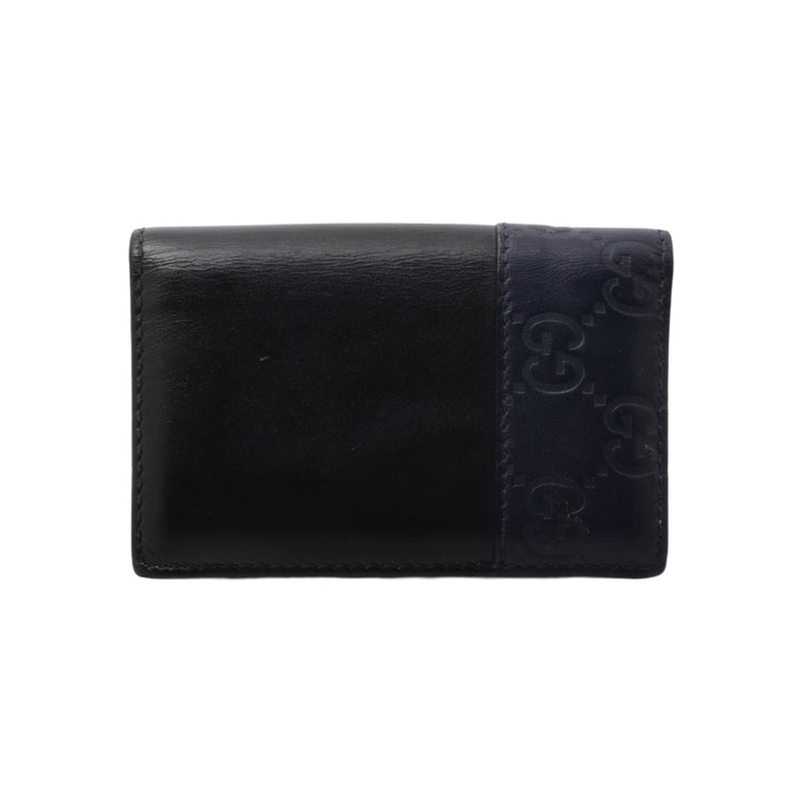 Black GG Canvas Card Case