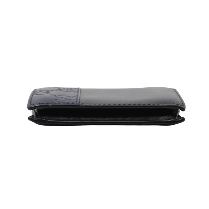 Black GG Canvas Card Case